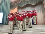 Новоприбывшие юнармейцы